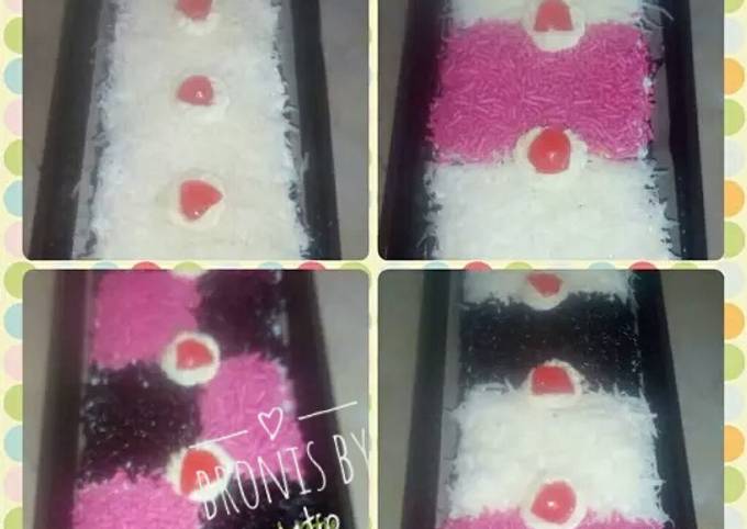 Resep Bronis irit 2 telur dpt 2 loyang untuk jualan yang Lezat Sekali