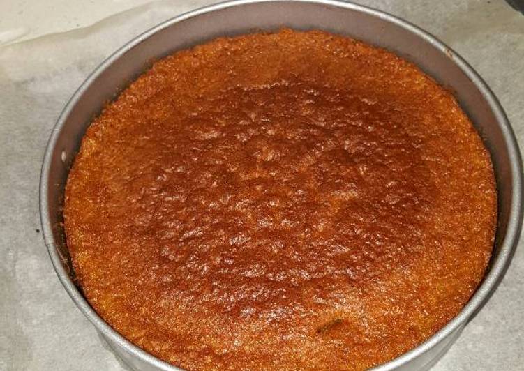 Bizcocho de plátano, nuecez y choco