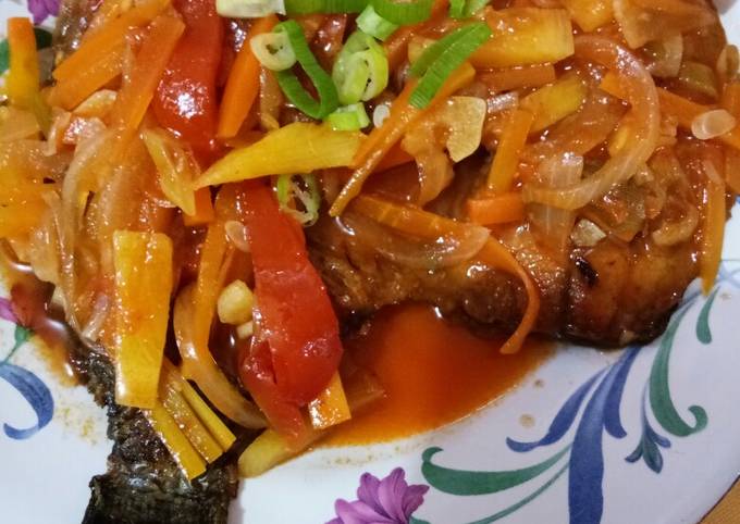 Resep Ikan Nila Asam Manis Oleh Ance Dzillan Dzaliila Cookpad