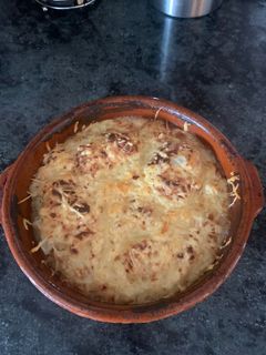 Una foto de Coliflor gratinada