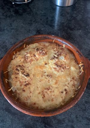 Una foto de Coliflor gratinada
