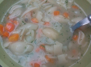 Una foto de Sopa de pasta