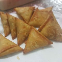 Qeeme ke samose A picture of Qeeme ke samose.