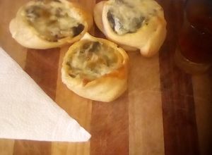 Una foto de "Empanadas abiertas de verdura" 🌮