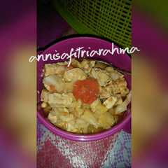รูปของ Sup tempe + kul + tomat