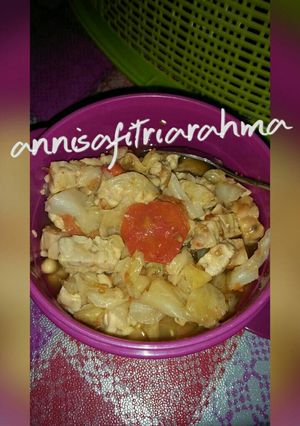 Foto resep Sup tempe + kul + tomat
