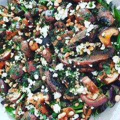 Mixed Mushroom Salad A picture of Mixed Mushroom Salad.