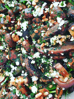 A picture of Mixed Mushroom Salad.