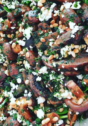 A picture of Mixed Mushroom Salad.