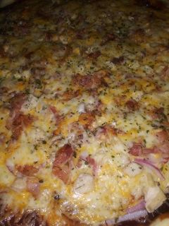 A picture of Bbq Chicken Bacon Pizza.