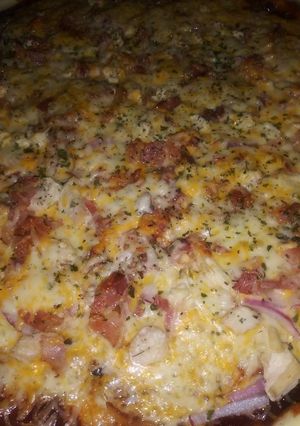 A picture of Bbq Chicken Bacon Pizza.