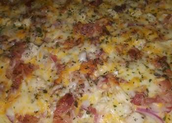 Easy Fast Cooking Bbq Chicken Bacon Pizza Restaurant Style