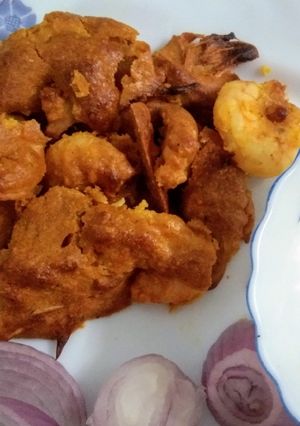 A picture of Spicy Tandoori Prawns.