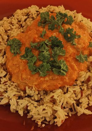 Une photo de Poulet Curry au Lait de Coco