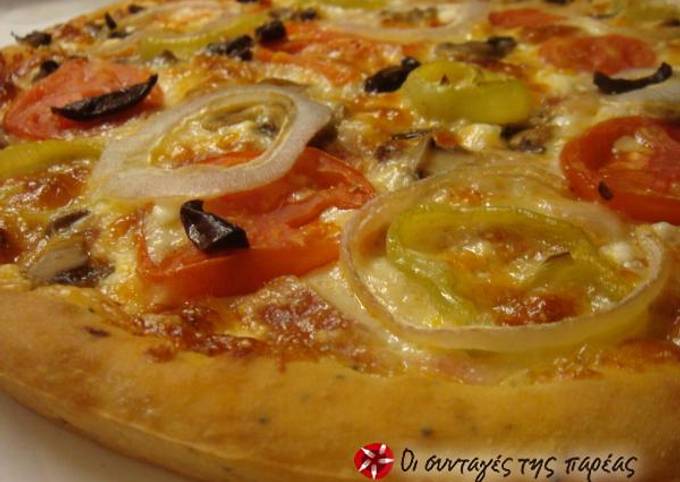 κύρια φωτογραφία συνταγής Ζύμη για πίτσα με παπαρουνόσπορο