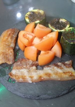 Foto principal de Tocino con calabacin relleno