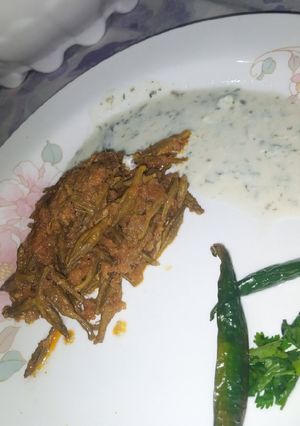 A picture of Kachnar with masala.
