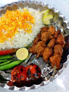 عکسی از دستور 🌸جوجه تابه ای با سس ماست و رب انار🌸