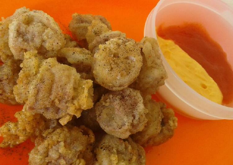 Cara Gampang Membuat Fried Cumi Black Paper (Cumi Goreng Tepung Lada Hitam) Anti Gagal