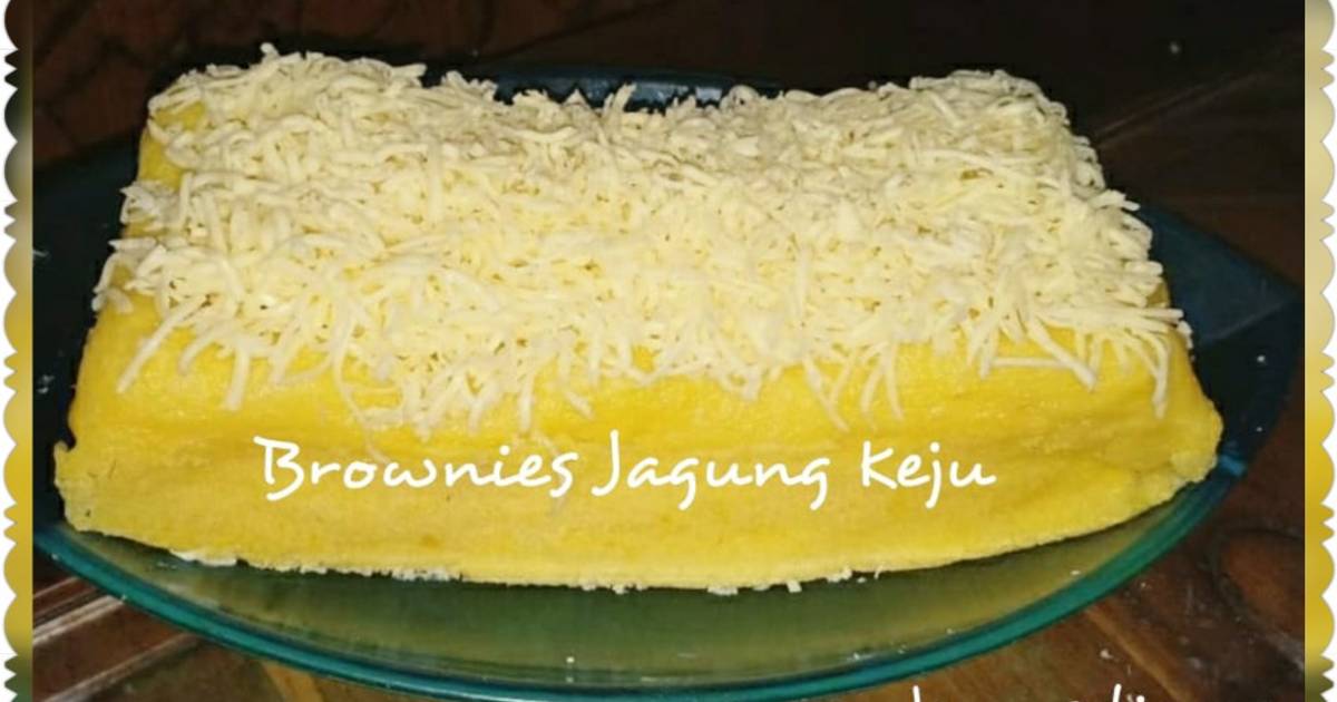 Resep Brownies Jagung Keju Oleh Nendenrsetiawan - Cookpad