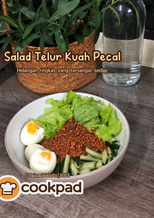 Gambar Salad Telur Kuah Pecal