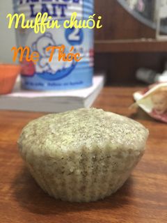 Hình của món Muffin chuối cho bé.