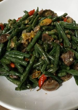 Foto resep Tumis Kacang Panjang Ati Ampela