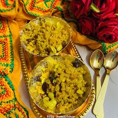 A picture of Ande ka Halwa.
