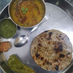 Bajra roti A picture of Bajra roti.