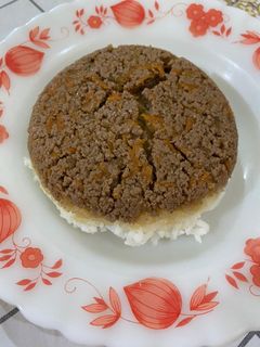 Foto resep Nasi tim daging sapi