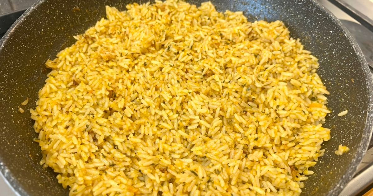 Italian Pan Rice Simple Pan Rice Recipe By Katya Katyusha
