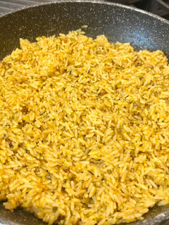 A picture of Simple pan rice.