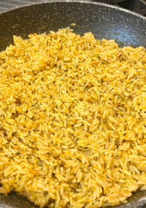A picture of Simple pan rice.