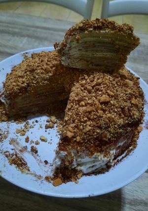 Foto resep Cocho Regal mille crepes (low sugar)