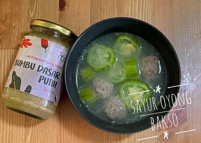 Resep Sayur Oyong Bakso dengan Bumbu Putih yang Menggugah Selera