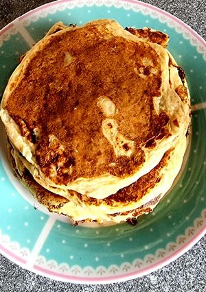 Túrós zabpalacsinta recept fotója