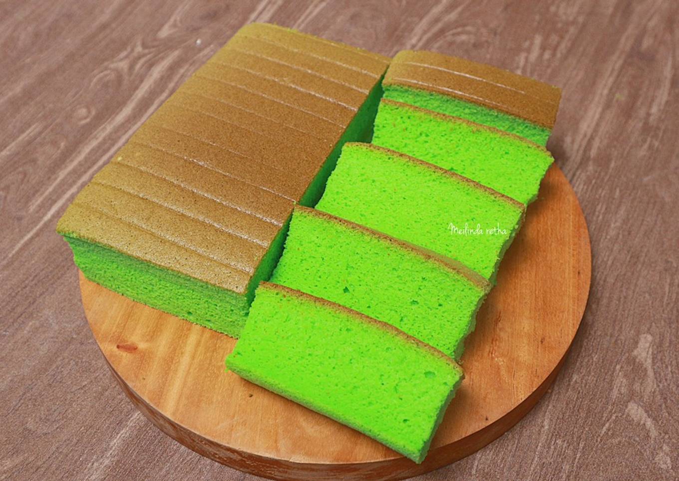 Ogura Pandan Cake