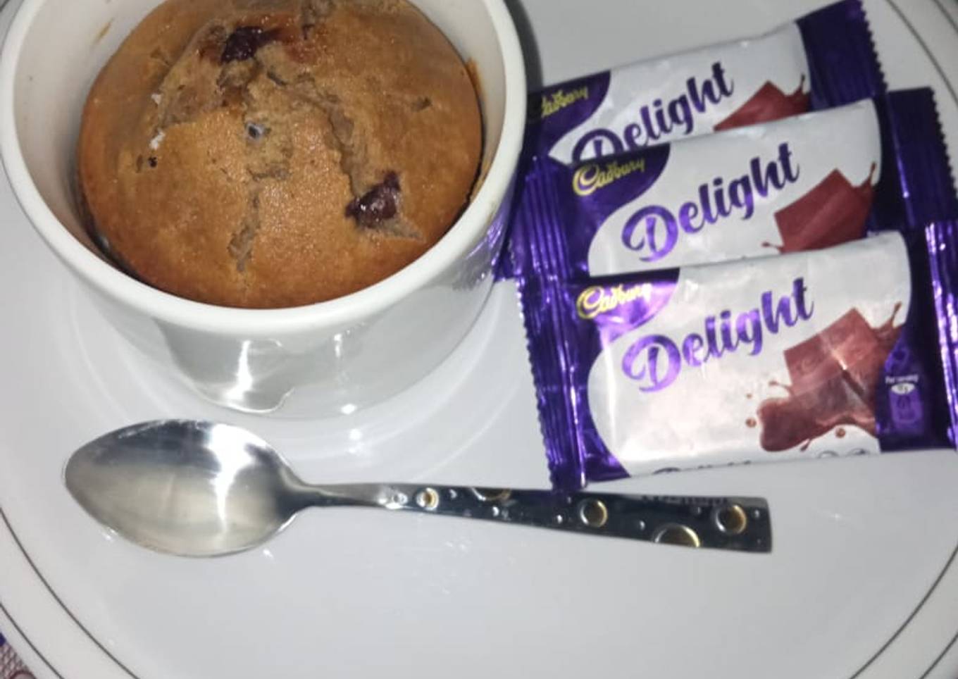 Microwave chocolate mug cake