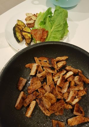 รูปของ หมูย่างเกาหลีง่ายๆ บูลโกกิ ปรุงน้อย คลีนๆ