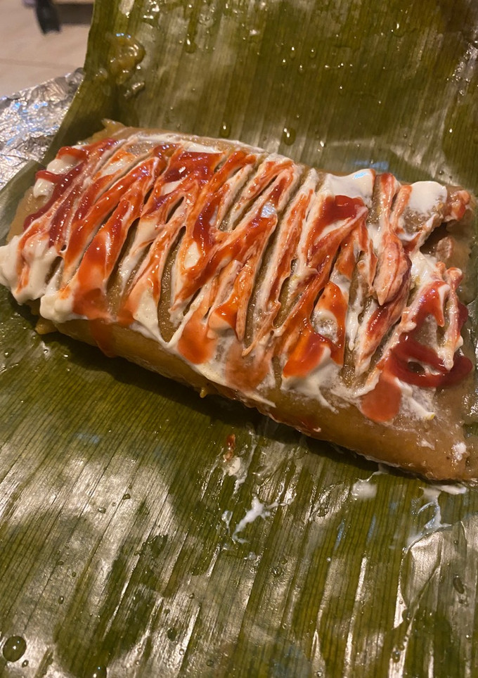 Una foto de Pasteles en hoja