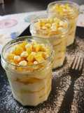 Dolce nel vasetto con crema al mascarpone pastorizzata