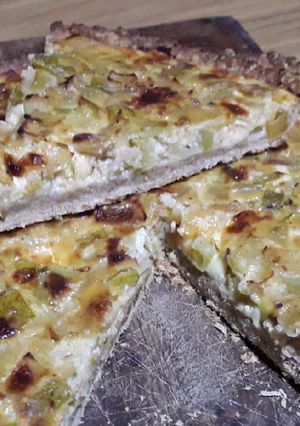 Una foto de Masa para tarta de harina integral y avena