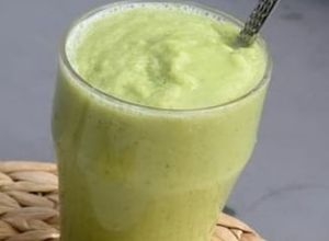 Foto de Batido Smoothie de Banana e Abacate