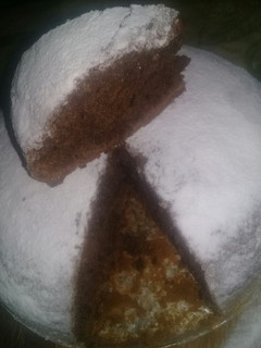 Una foto de Torta de chocolate sin huevo