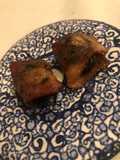 Bocados de ciruela y tocino
