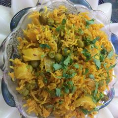 A picture of Vegetable Biryani.