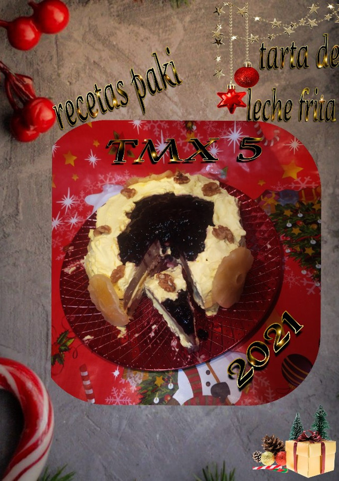 Una foto de Tarta de leche frita a mi manera TMX 5