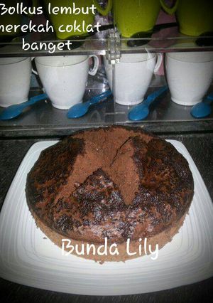 Foto resep Bolkus Lembut Merekah Coklat Banget ala Bunda Lily