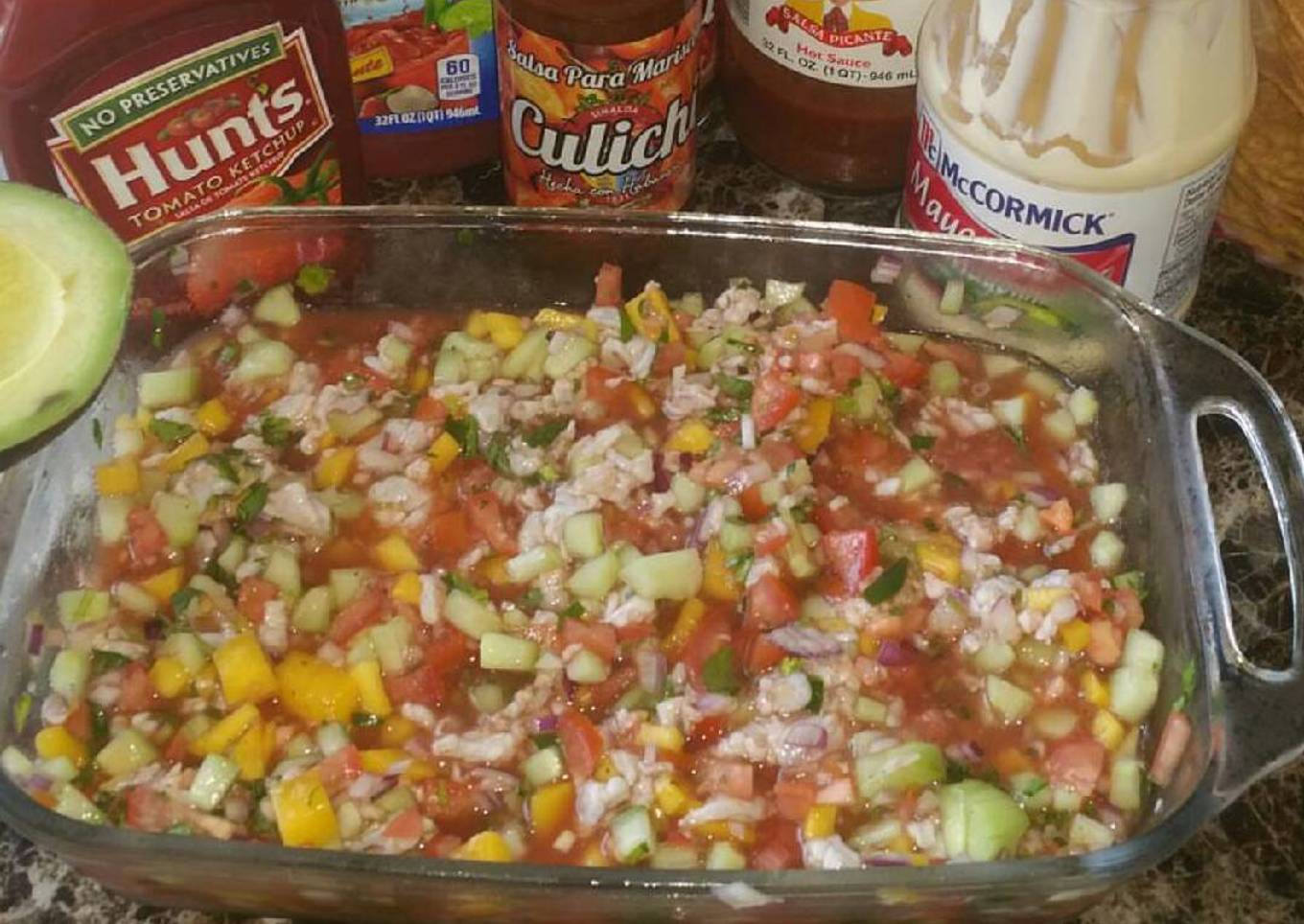 Ceviche de camarón