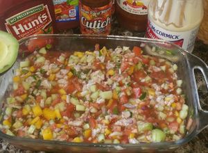 Una foto de Ceviche de camarón